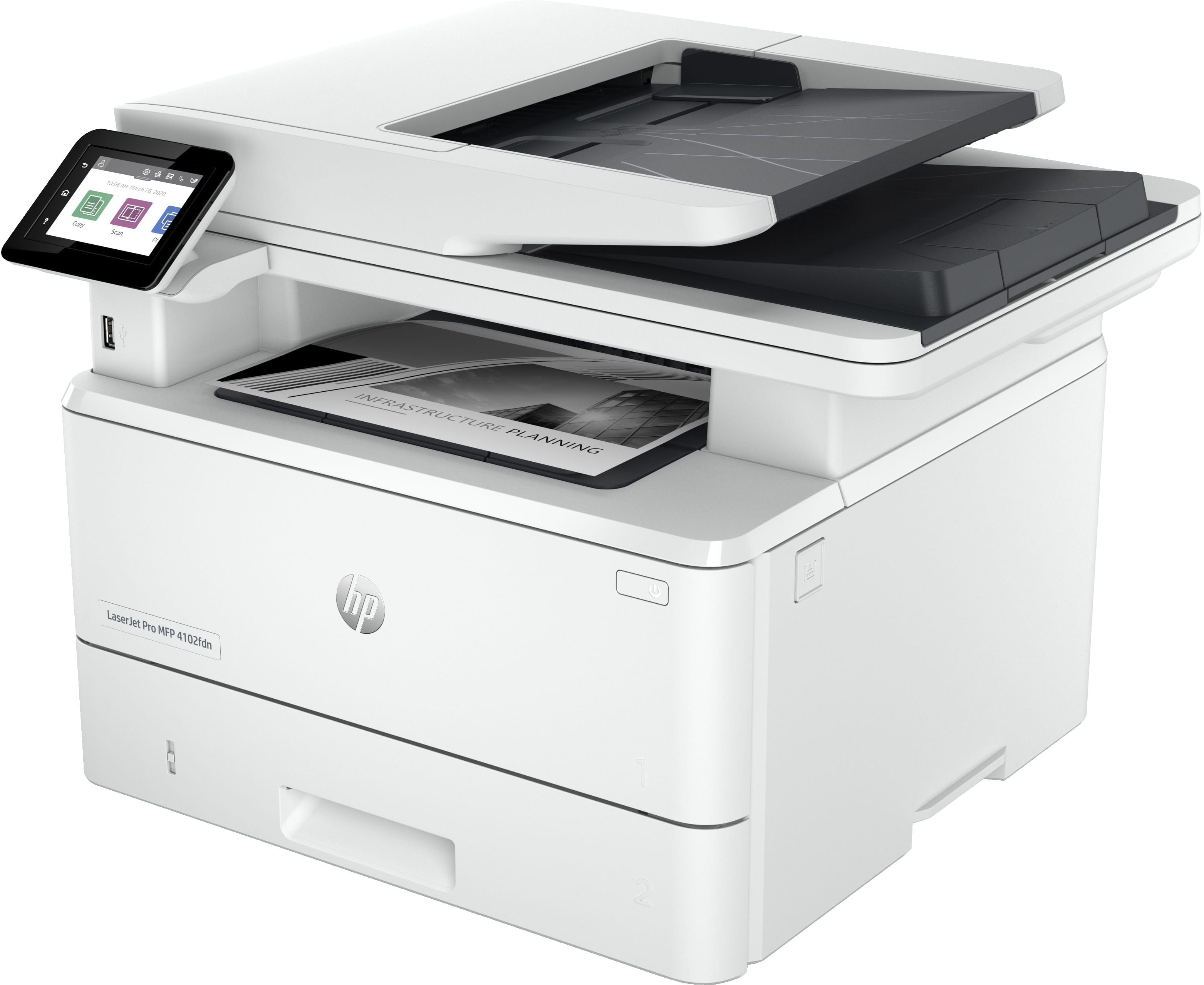 HP LaserJet Pro MFP 4102fdn - Multifunktionsdrucker - s/w - Laser - Legal (216 x 356 mm)