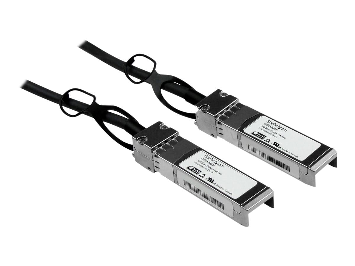 StarTech.com Cisco kompatibles SFP+ Twinax Kabel (5m, 10GBASE-CU SFP+ Direct Attach, passiv, 10Gigabit Kupfer Netzwerkkabel)