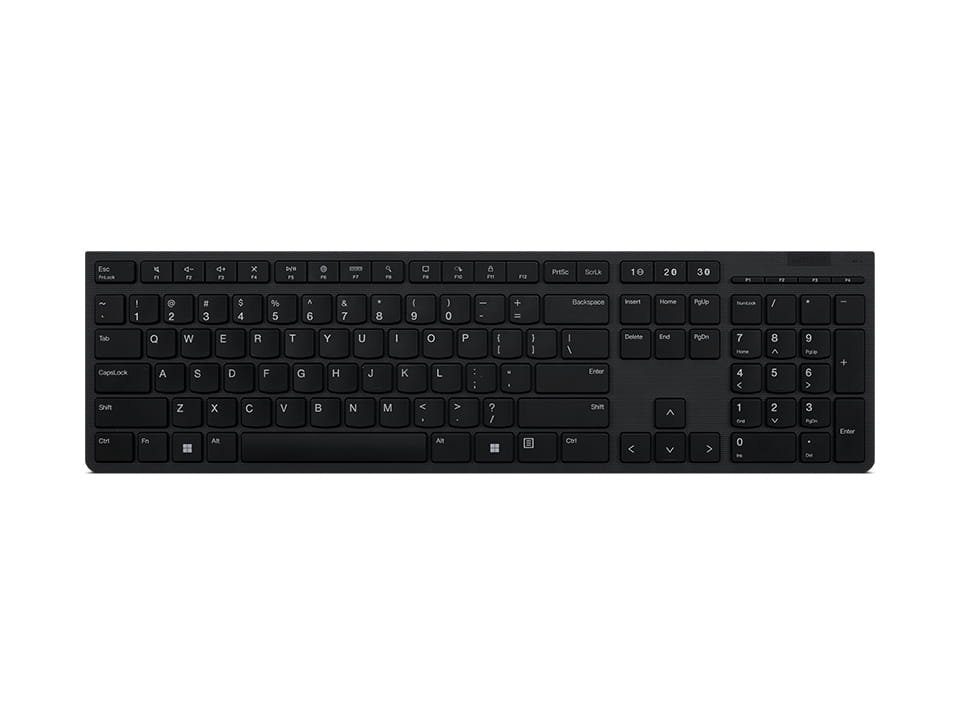 Lenovo Professional - Tastatur - kabellos - Bluetooth, 2.4 GHz