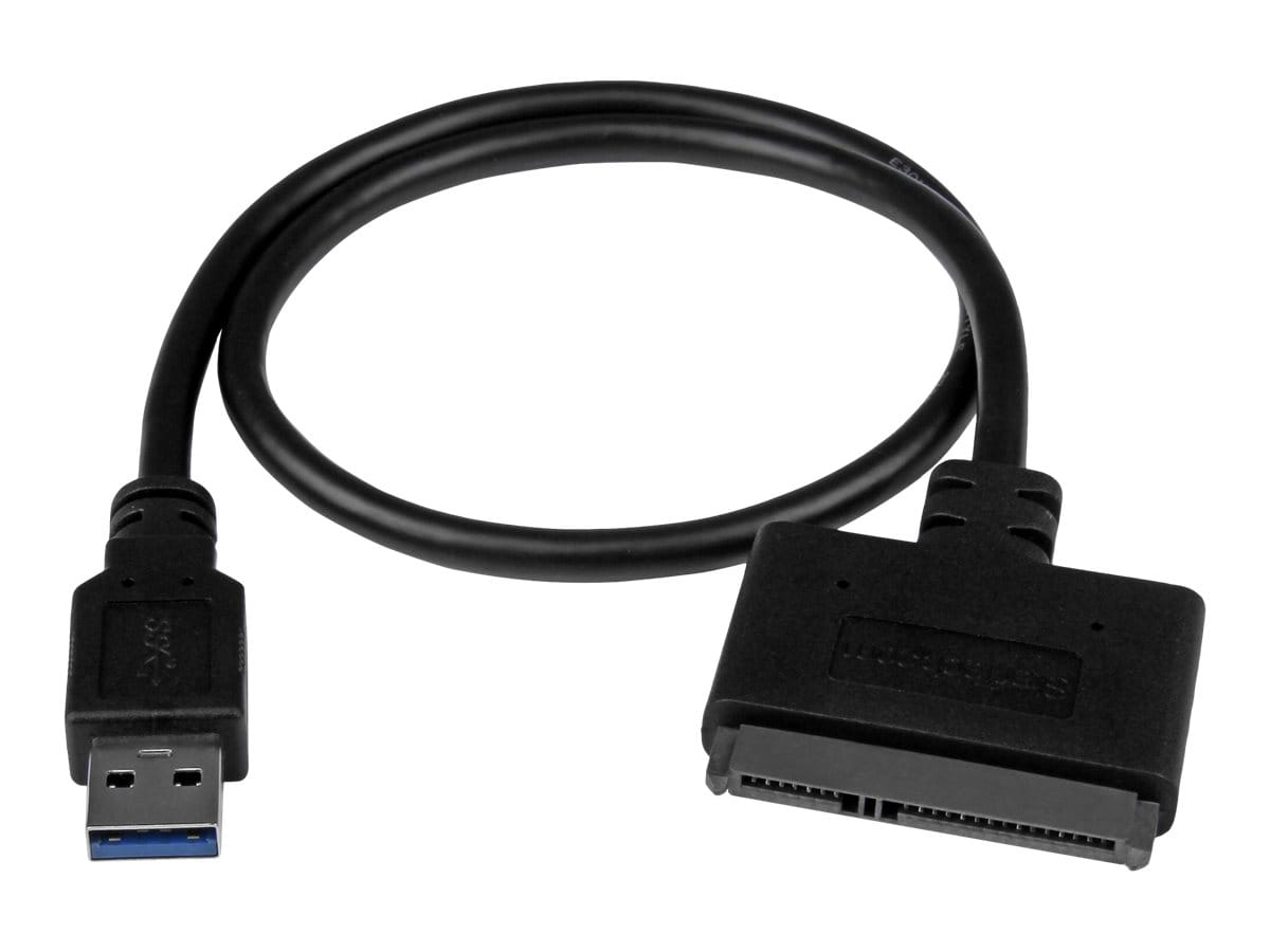 StarTech.com USB 3.1 auf 2,5 (6,4cm) SATA III Adapter Kabel mit UASP - USB 3.1 zu SATA SSD/HDD Konverter / Adapterkabel - Speicher-Controller - 2.5" (6.4 cm)