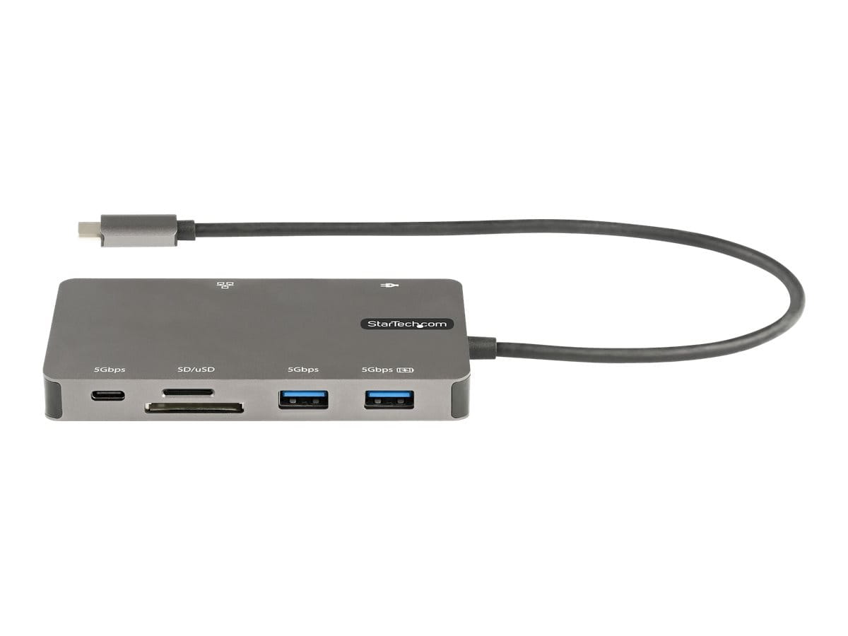 StarTech.com USB C Multiport Adapter - USB C auf HDMI 4K 30Hz/VGA Reiseadapter/Docking station - 5Gbit/s USB 3.0 Hub (USB A/USB C)