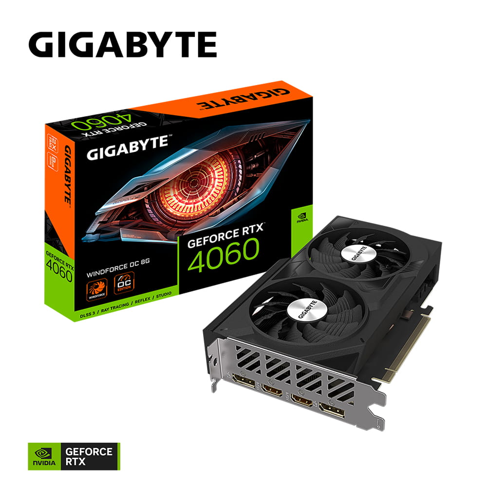 Gigabyte GeForce RTX 4060 WINDFORCE OC 8G - Grafikkarten