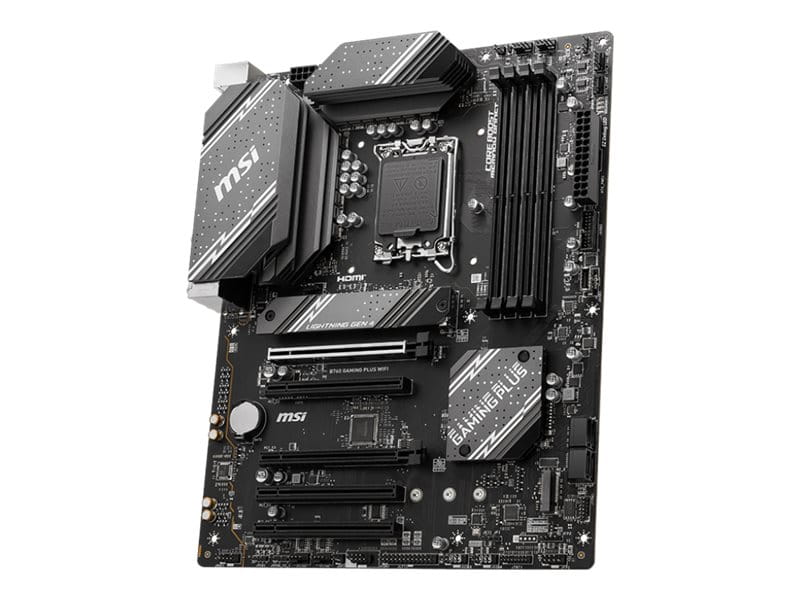 MSI B760 GAMING PLUS WIFI - Motherboard - ATX - LGA1700-Sockel - B760 Chipsatz - USB 3.2 Gen 1, USB 3.2 Gen 2, USB-C 3.2 Gen2 - 2.5 Gigabit LAN, Wi-Fi, Bluetooth - Onboard-Grafik (CPU erforderlich)