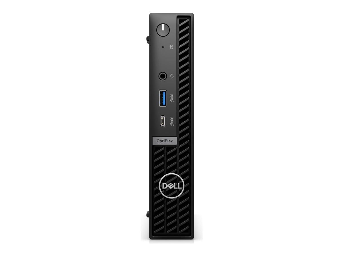 Dell OptiPlex 7020 (version 2024) - Micro - Core i3 i3-14100T / 2.7 GHz - RAM 8 GB - SSD 512 GB - NVMe, Class 25 - UHD Graphics 730 - 1GbE, Bluetooth, Wi-Fi 6E - WLAN: Bluetooth, 802.11a/b/g/n/ac/ax (Wi-Fi 6E)