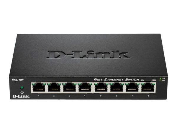 D-Link Netzwerk Switches / AccessPoints / Router / Repeater DES-108/E 1