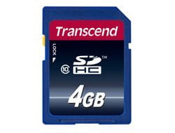 Transcend Speicherkarten/USB-Sticks TS4GSDHC10 2