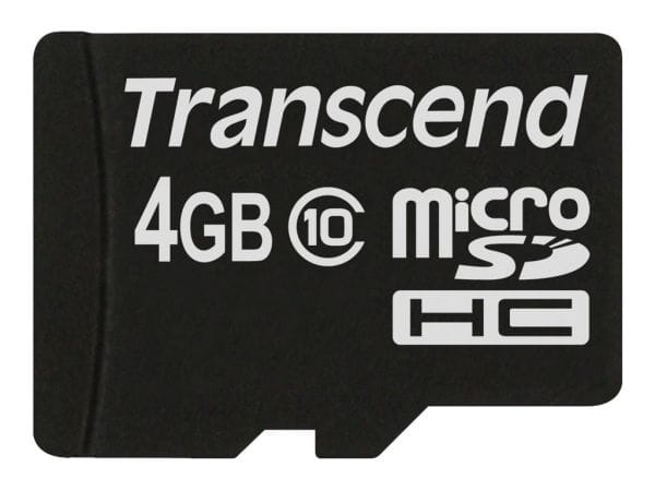 Transcend Speicherkarten/USB-Sticks TS4GUSDC10 1