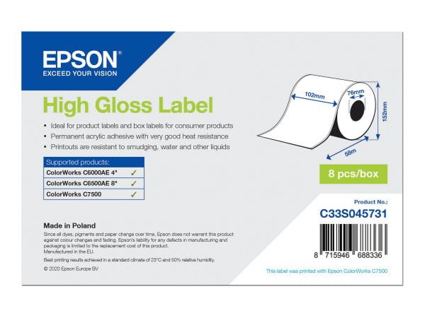 Epson Papier, Folien, Etiketten C33S045731 1