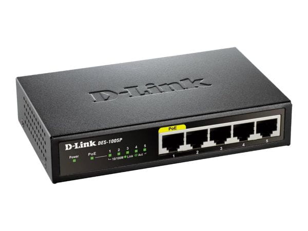 D-Link Netzwerk Switches / AccessPoints / Router / Repeater DES-1005P/E 3
