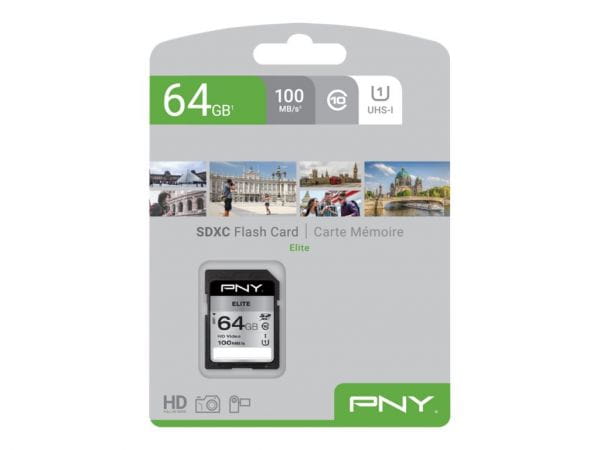 PNY Speicherkarten/USB-Sticks P-SD64GU1100EL-GE 1