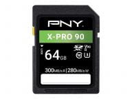 PNY Speicherkarten/USB-Sticks P-SD64GV90300XPRO9-GE 1