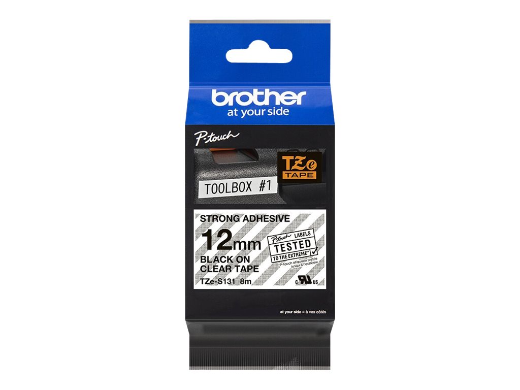 1200S 2x Schriftband 12mm für BROTHER P-Touch 1190 1200 
