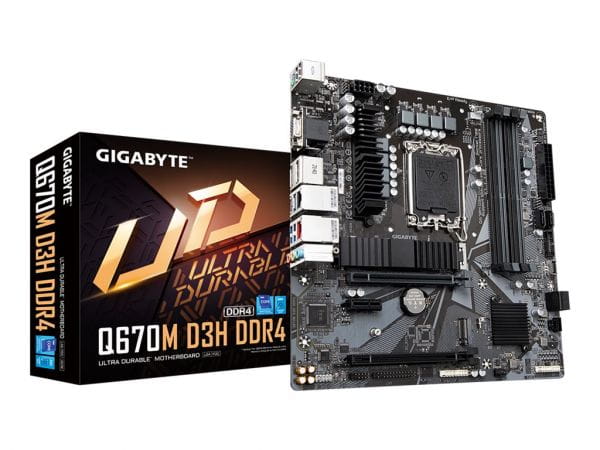 Gigabyte Mainboards Q670M D3H DDR4 5