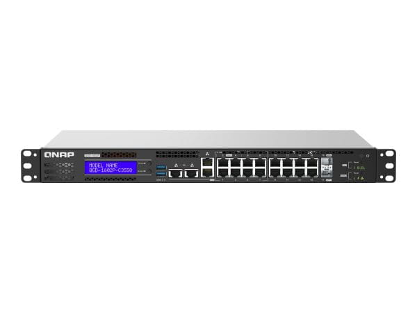 QNAP Netzwerk Switches / AccessPoints / Router / Repeater QGD-1602P-C3558-8GB 1