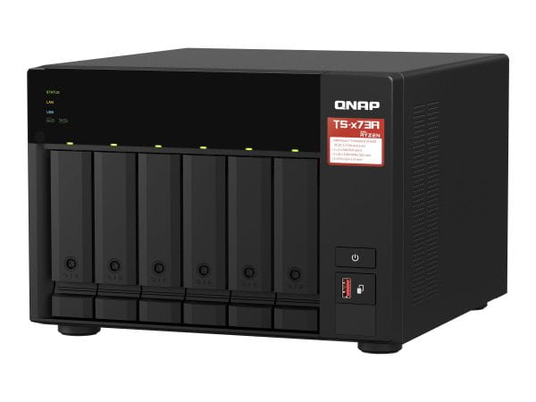 QNAP Storage Systeme TS-673A-8G + 6X ST8000VN004 3